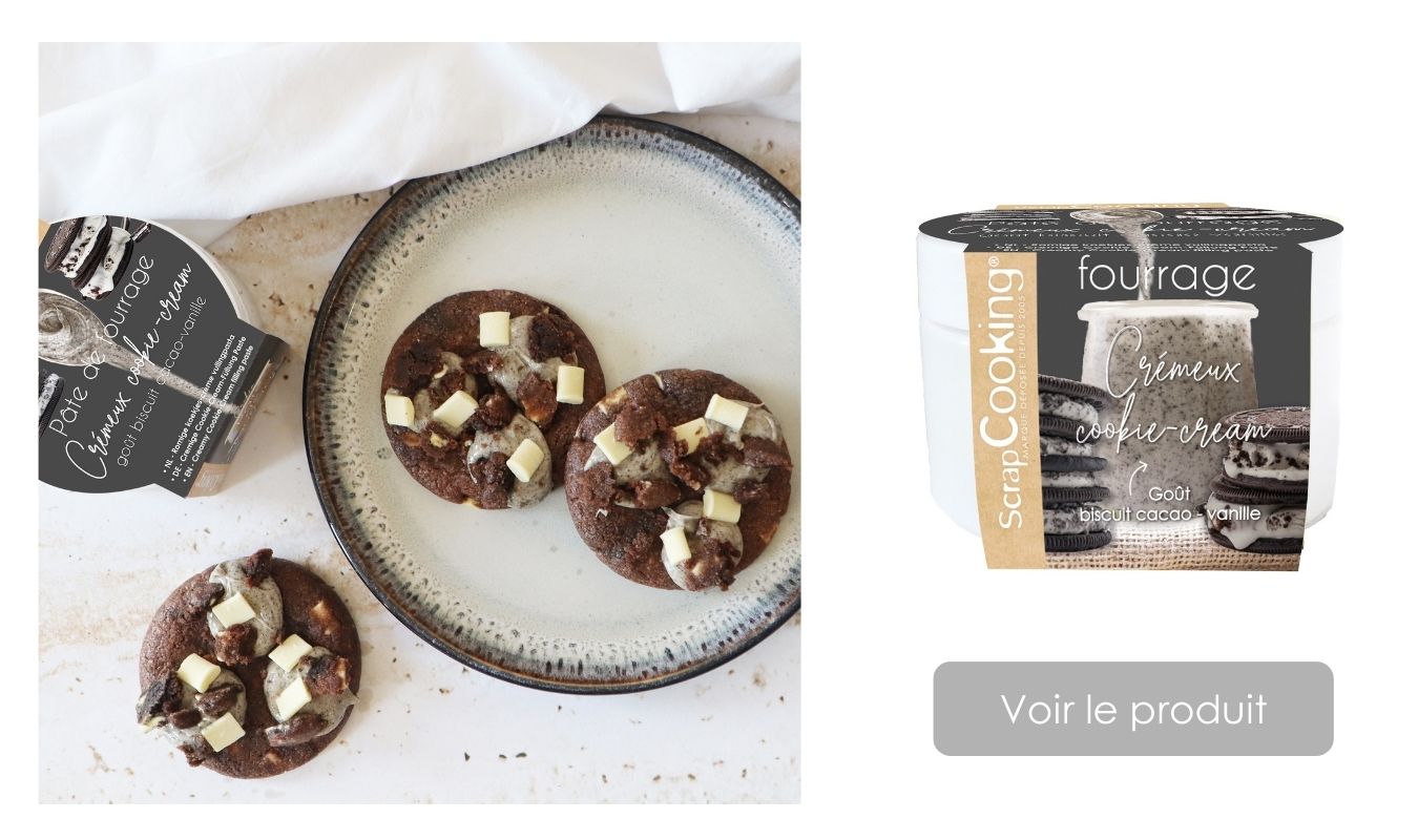 Recette cookie cream oreo pate fourrage - ScrapCooking